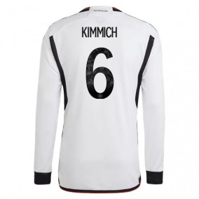 Tyskland Joshua Kimmich 6 2023/2024 Hemma Fotbollströjor Långärmad